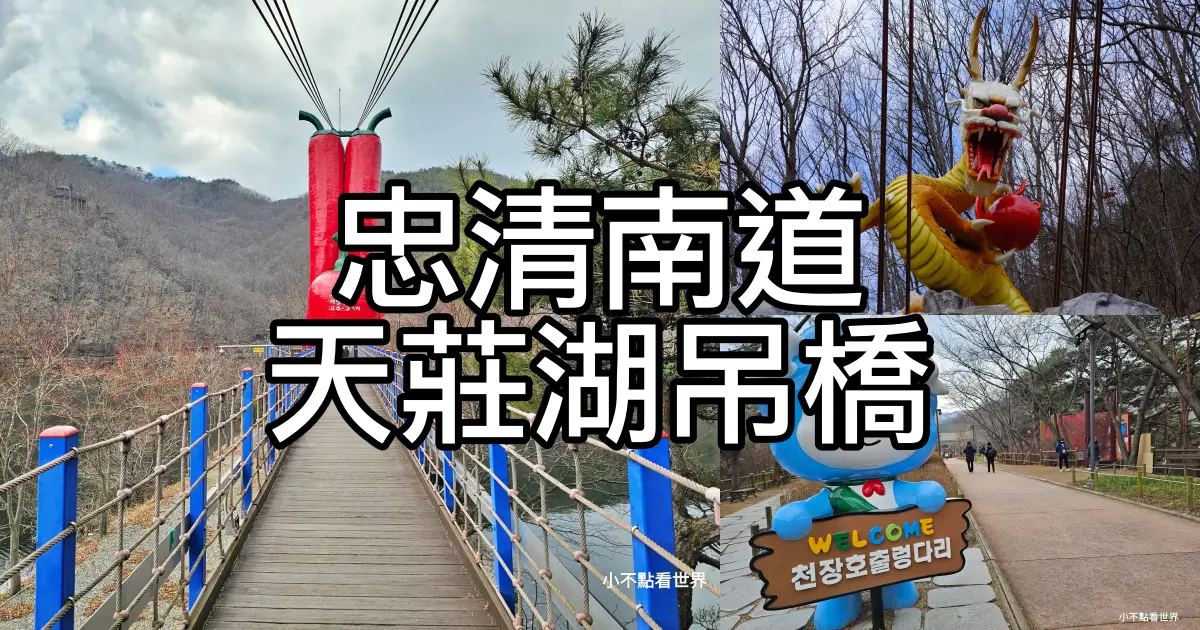 青陽天莊湖吊橋